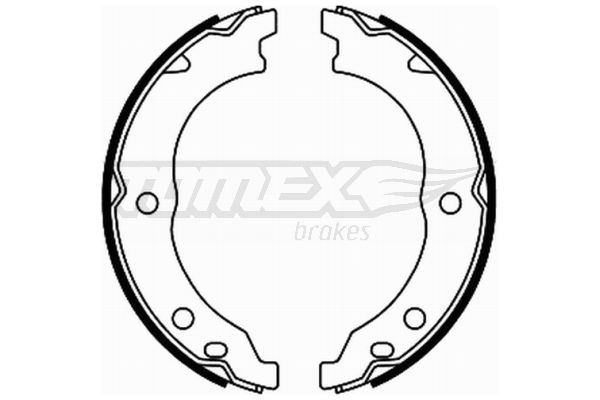 Obrázok Sada brzdových čeľustí TOMEX Brakes  TX2168